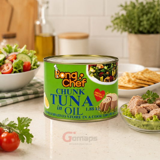Chef Bong Oil Can Tuna 1.88KG x 6