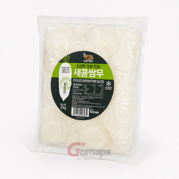 봉셰프 새콤쌈무(파우치) 2KG x 5