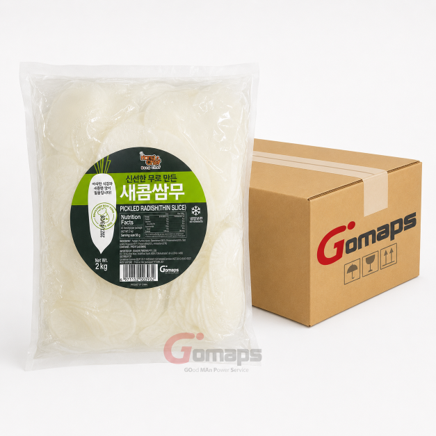 봉셰프 새콤쌈무(파우치) 2KG x 5
