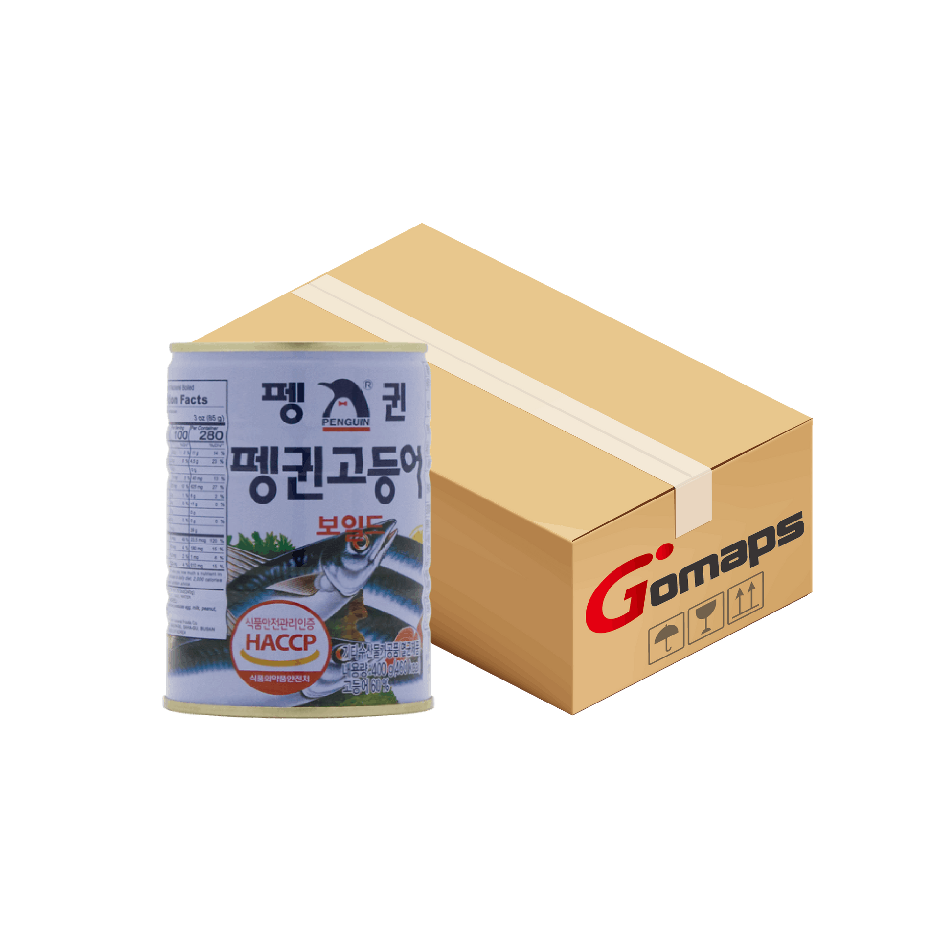 펭귄 고등어캔 400G x 24