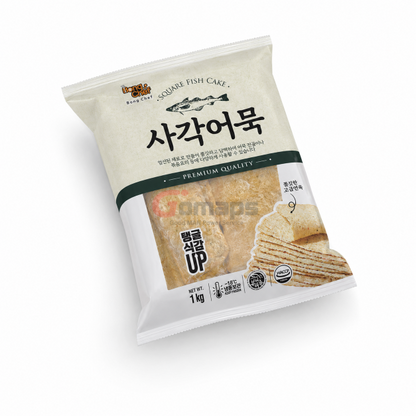 Bong Chef Delicious Busan Square Fish Cake 1KG x 10