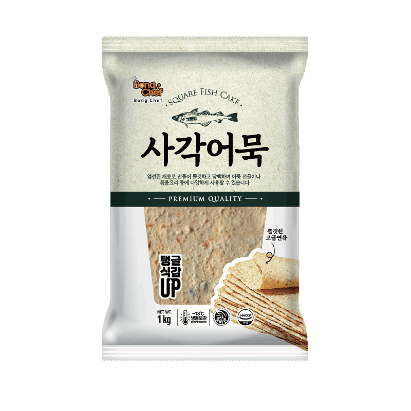 봉셰프 맛있는 부산 사각어묵 1KG x 10