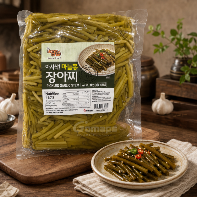 Bong Chef Garlic stem pickled 1KG x 10