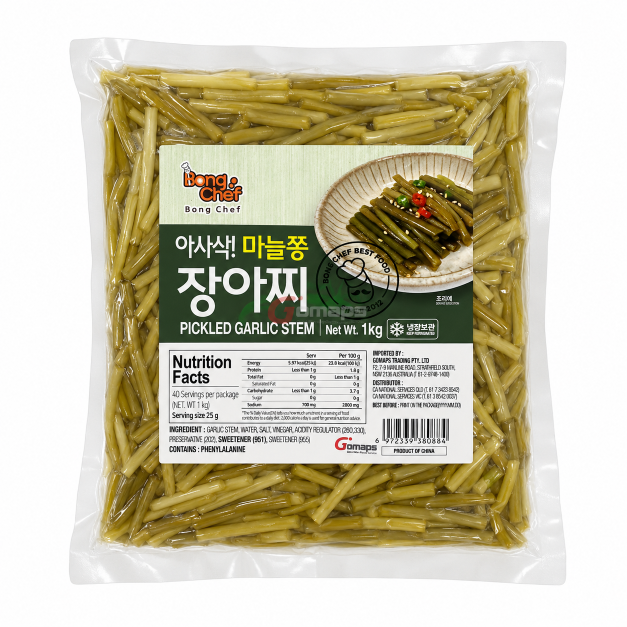 Bong Chef Garlic stem pickled 1KG x 10