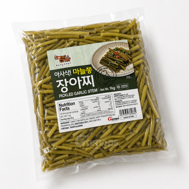 Bong Chef Garlic stem pickled 1KG x 10