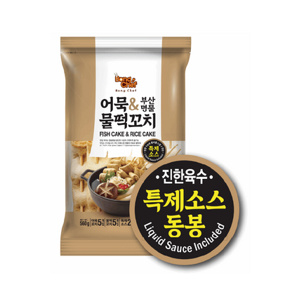 봉셰프 물떡&어묵꼬치 (소스포함) 5/5입 485G x 16