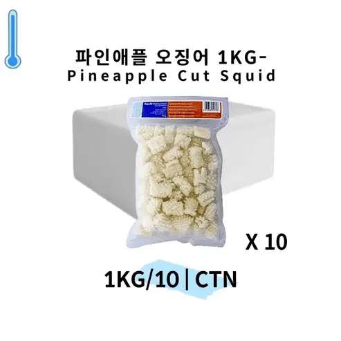 파인애플 오징어 1KG x 10