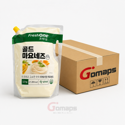 CJ프레시원 골드 마요네즈 (스파우트) 3.2KG x 4