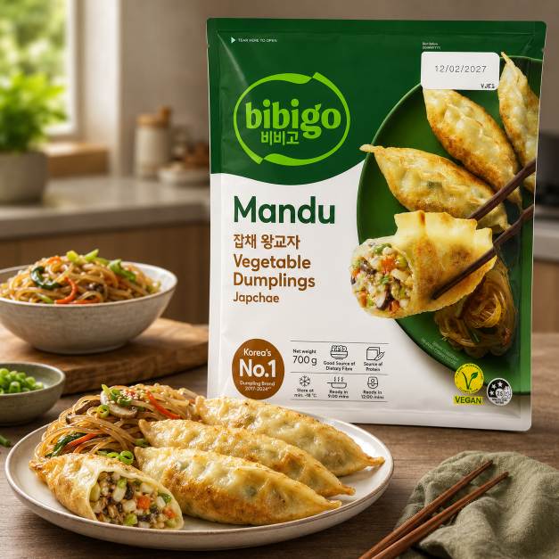 CJ 비비고 잡채왕교자 700G x 8