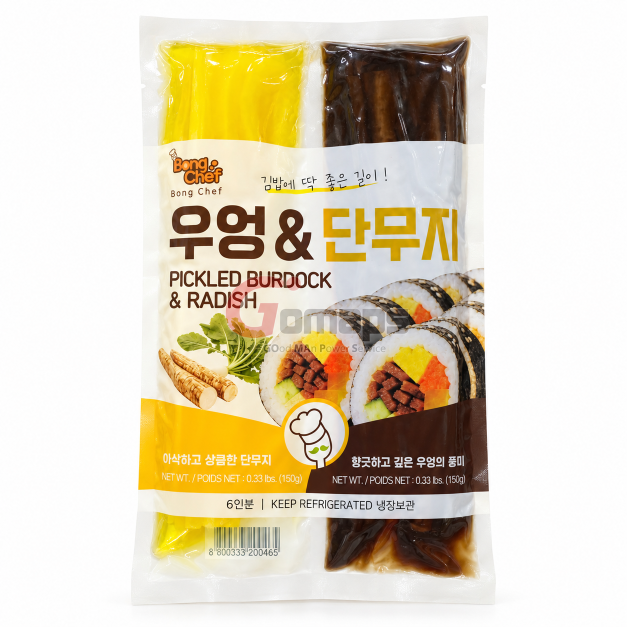 봉셰프 우엉과 단무지 300G x 30