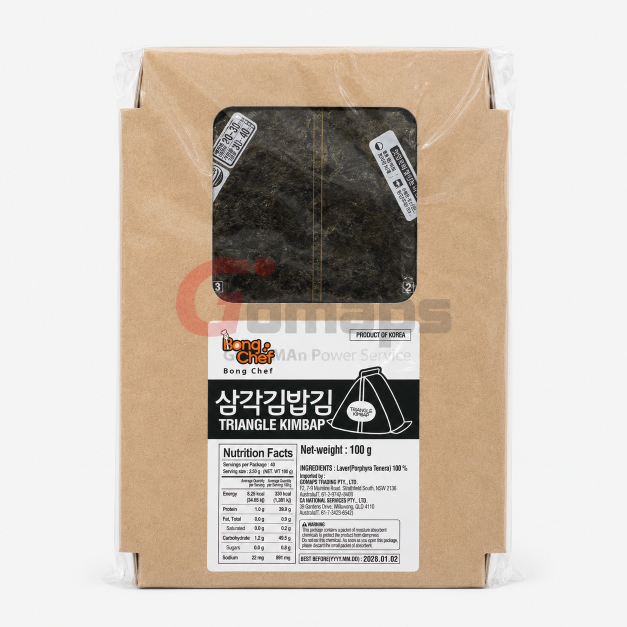 봉셰프 삼각 김밥 김 100매