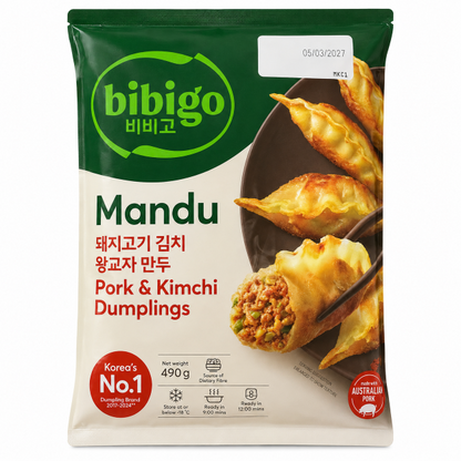 CJ Bibigo Pork Kimchi King Dumplings 490G x 18