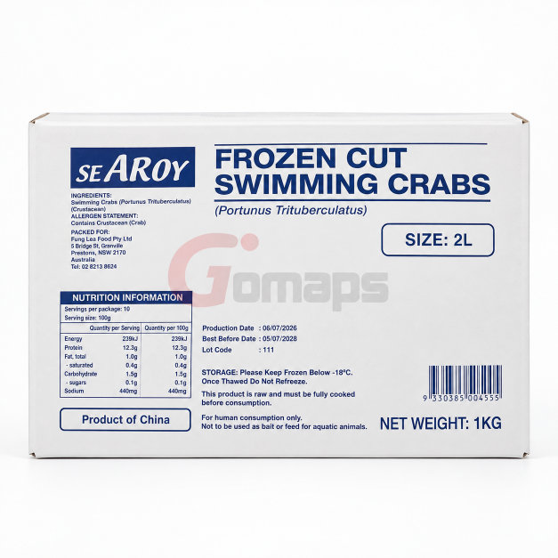 SEAROY Cut crabs 2L 1KG x 12 pieces