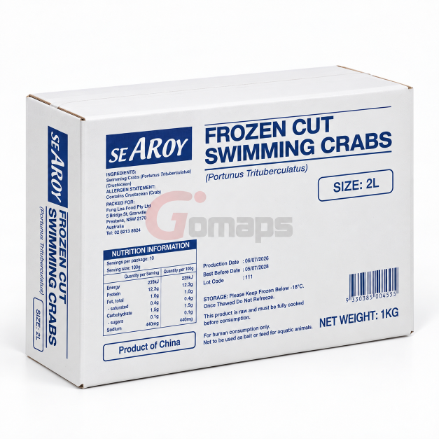 SEAROY Cut crabs 2L 1KG x 12 pieces