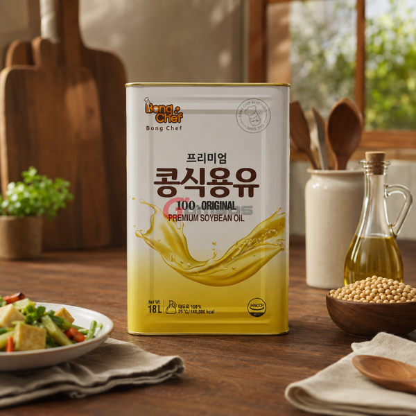 봉셰프 콩 식용유 18L