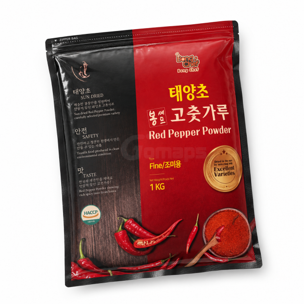 Bong Chef Red Pepper Powder (for seasoning) 1KG x 10 pieces