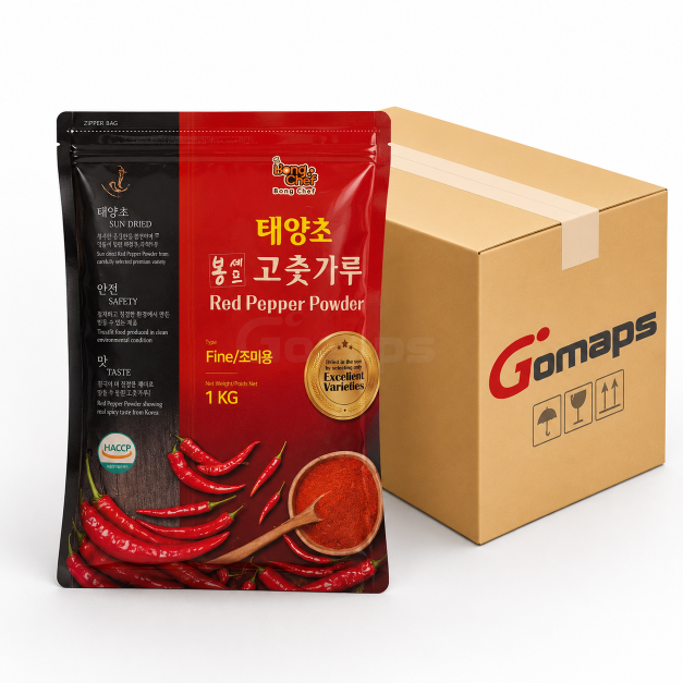 Bong Chef Red Pepper Powder (for seasoning) 1KG x 10 pieces