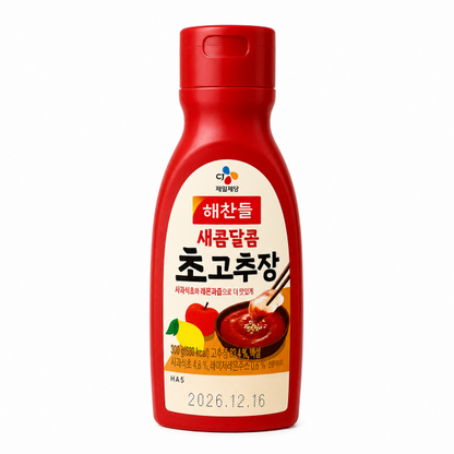 Haechandle Sweet and Sour Red Pepper Paste (Tube) 300G x 20 packs