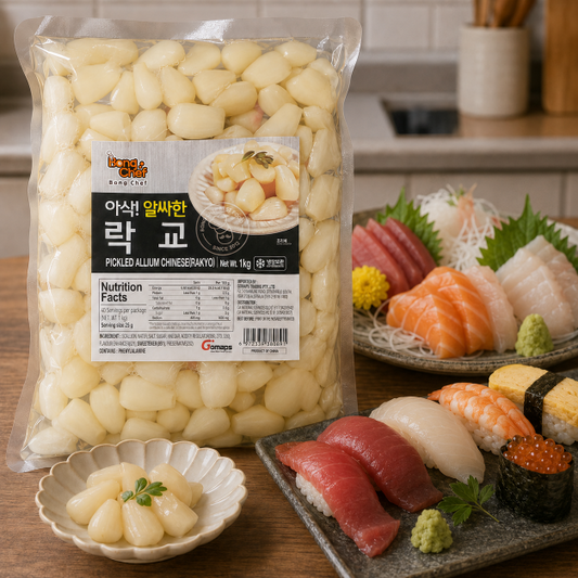 Bong Chef  Rakgyo (pickled Onion) 1KG x 10