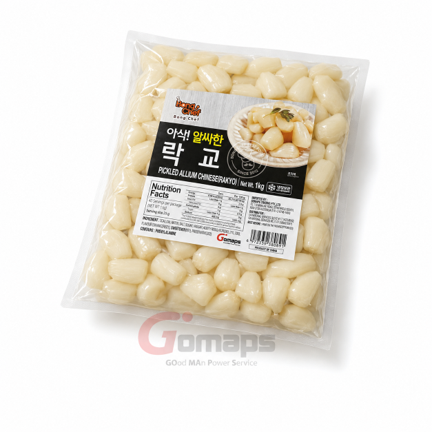 Bong Chef  Rakgyo (pickled Onion) 1KG x 10