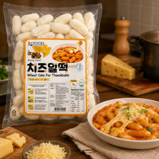 Bong Chef Cheese Wheat Rice Cake 1KG x 10