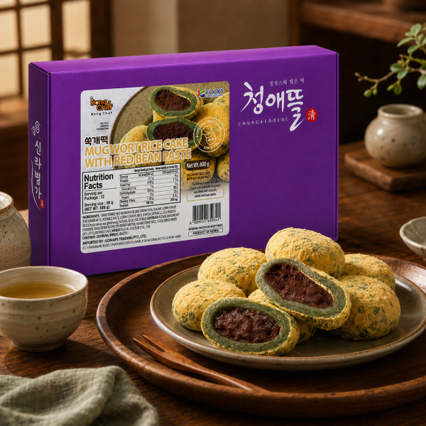봉셰프 쑥개떡 50G x 12 개별포장 (GST별도)