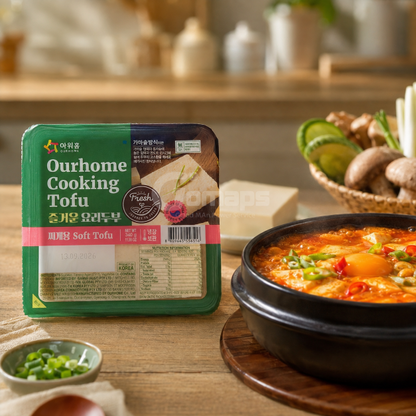 Ourhome Cooking Tofu (Soft) 340G x 18