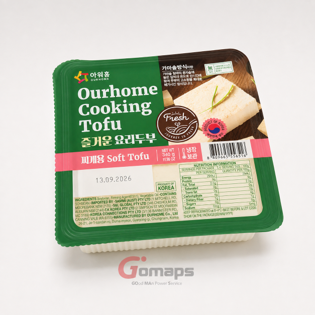 Ourhome Cooking Tofu (Soft) 340G x 18