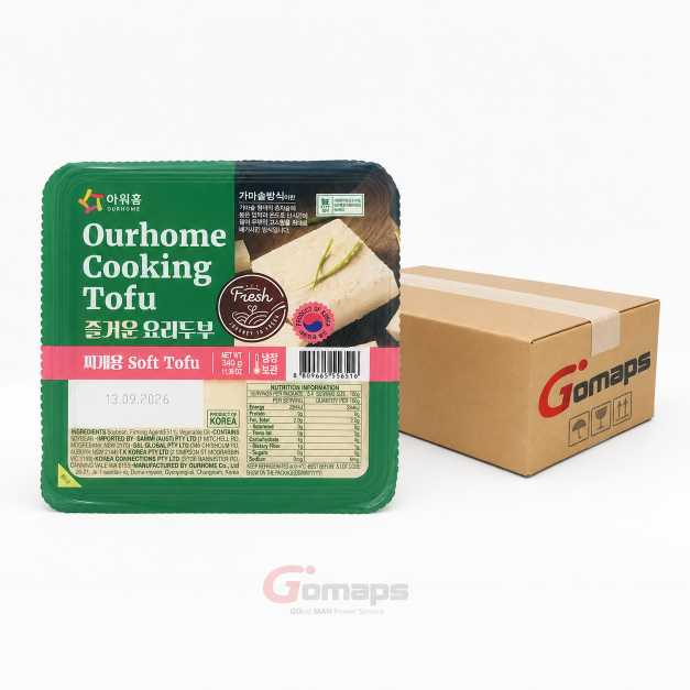 Ourhome Cooking Tofu (Soft) 340G x 18