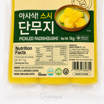 Bong Chef Pickled sushi radish 1KG x 14 