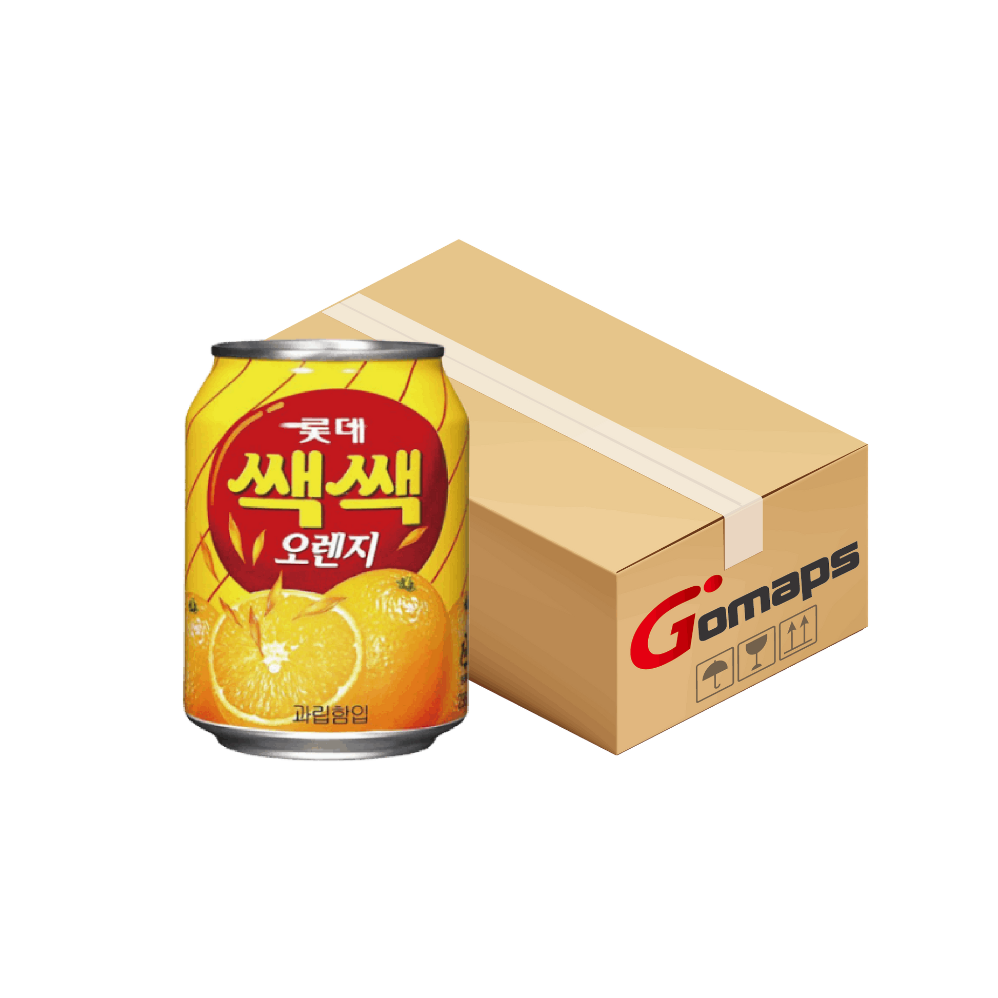 롯데 쌕쌕 오렌지 238ML X 72입 (GST 별도)