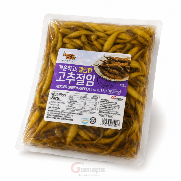 Bong Chef Pickled Pepper 1KG x 10 