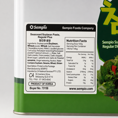 Sempio thick Ssamjang (soybean paste) 14KG