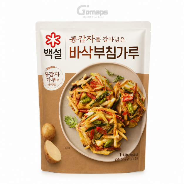 CJ 백설 바삭 부침가루 1KG x 10