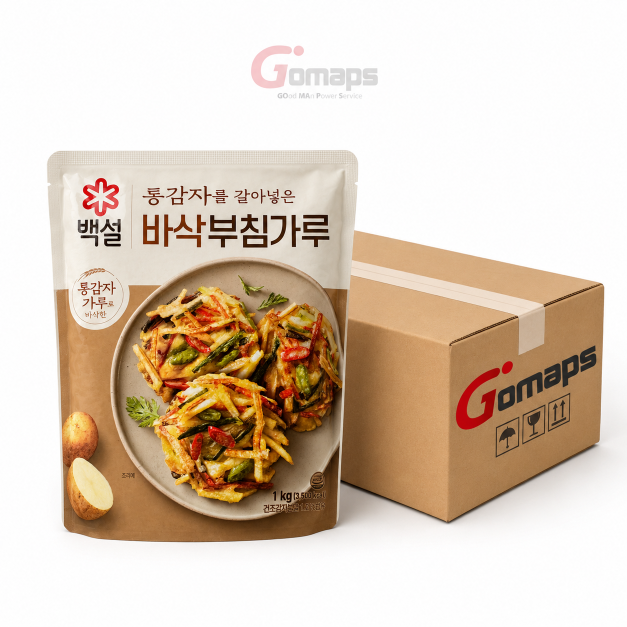 CJ 백설 바삭 부침가루 1KG x 10