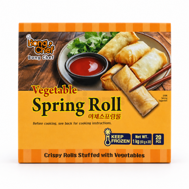 봉셰프 야채 스프링롤 50G x 20P /10