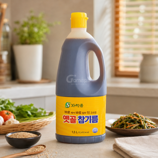 Jayeonpum Yetgol Sesame Oil 1.5L x 6