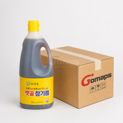 Jayeonpum Yetgol Sesame Oil 1.5L x 6