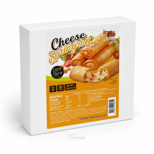 봉셰프 야채 치즈 스프링롤 50G* 20P/10