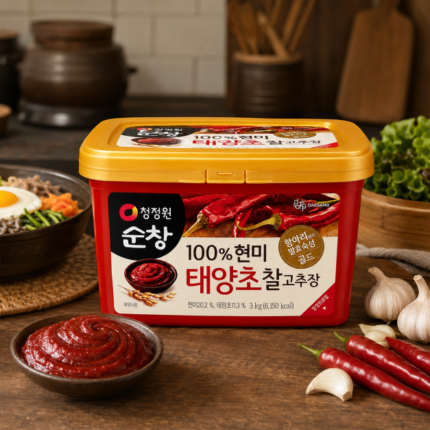 CJW HOT PEPPER PASTE 3KG x 4