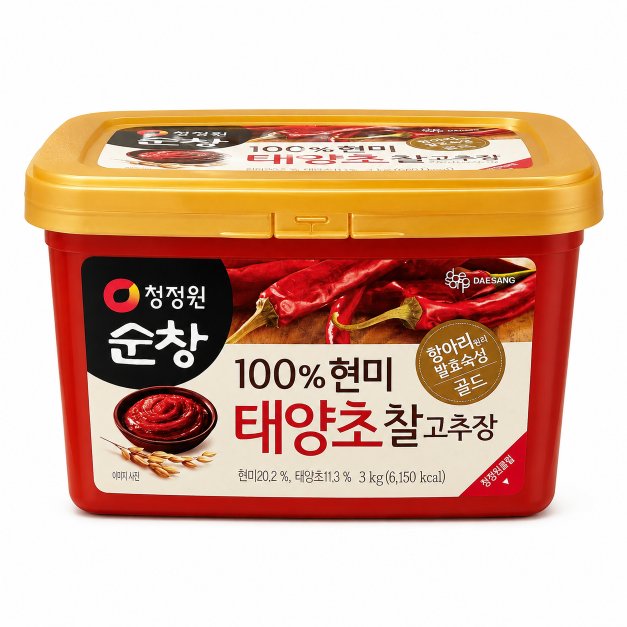 CJW HOT PEPPER PASTE 3KG x 4