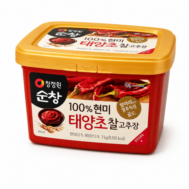 CJW HOT PEPPER PASTE 3KG x 4