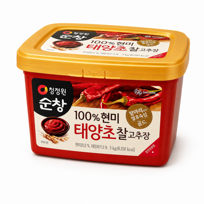 CJW HOT PEPPER PASTE 3KG x 4