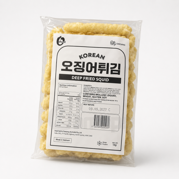 DEEP FRIED SQUID  1KG