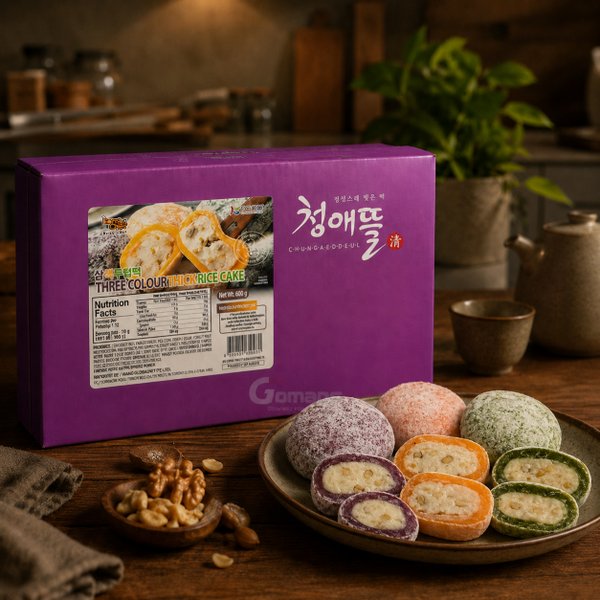 봉셰프 삼색두텁떡 50G x 12 개별포장 (GST별도)