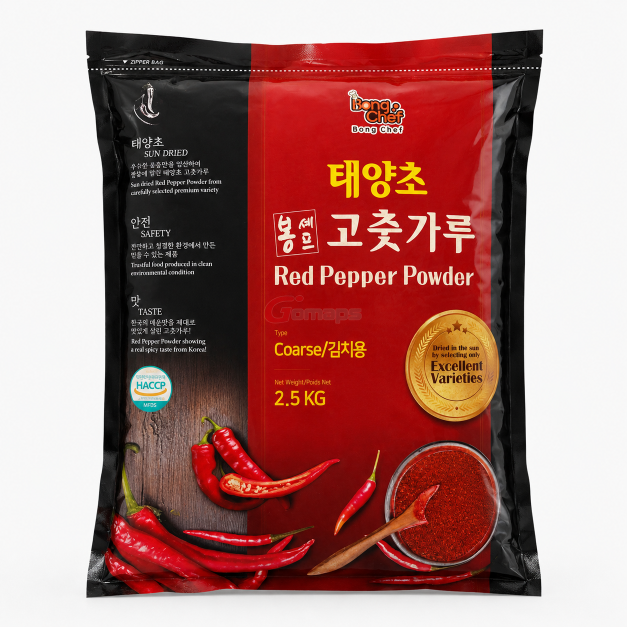 Bong Chef Red Pepper Powder (for Kimchi) 2.5KG x 4 packs