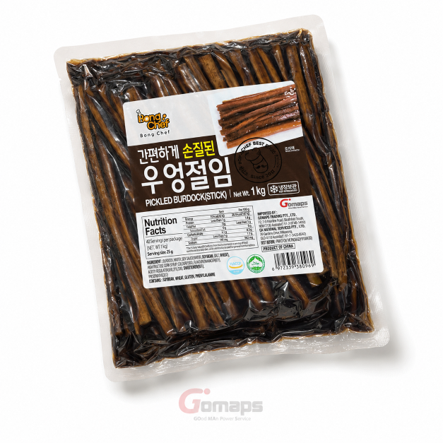 Bong Chef Pickled Burdock for Gimbap 1KG x 10 