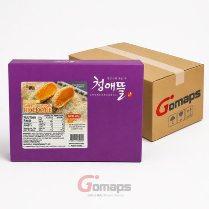 BONG CHEF PUMPKIN INJEOLMI RICE CAKE 50G x 12