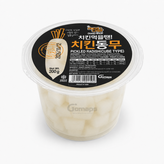Bong Chef Chicken Radish (Round container) 200G x 16