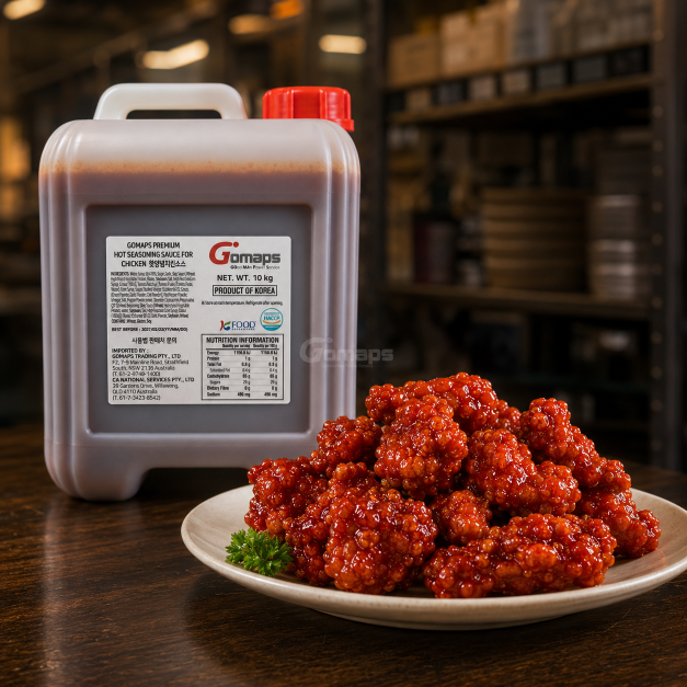 Gomaps Hot Seasoned Chicken Sauce (liquid) 10KG x 2